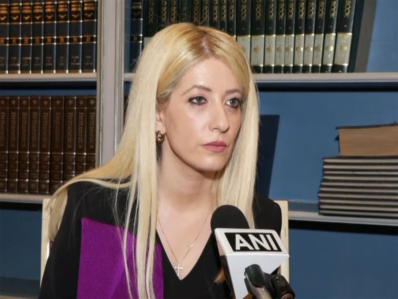 Annita Demetriou, the President of the House of Representatives of Cyprus (Photo/ANI) Annita Demetriou, the President of the House of Representatives of Cyprus (Photo/ANI)