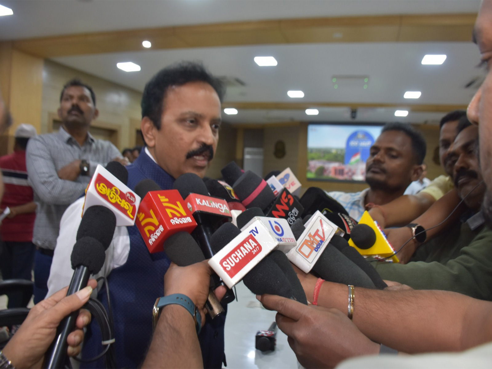 Chairman P. L. Haranadh (Photo/@paradipport on X) Chairman P. L. Haranadh (Photo/@paradipport on X)