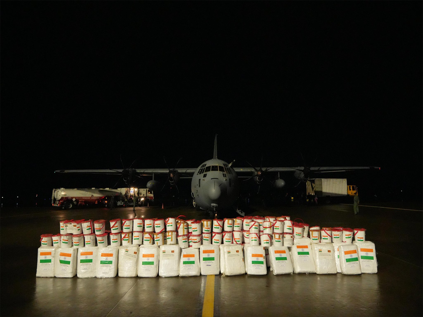 An Indian Air Force C-130J aircraft carrying 12 tonnes of humanitarian relief under Operation Sagar Bandhu lands in Colombo to support Sri Lanka after Cyclone Ditwah. (Photo: X/@DrSJaishankar) An Indian Air Force C-130J aircraft carrying 12 tonnes of humanitarian relief under Operation Sagar Bandhu lands in Colombo to support Sri Lanka after Cyclone Ditwah. (Photo: X/@DrSJaishankar)
