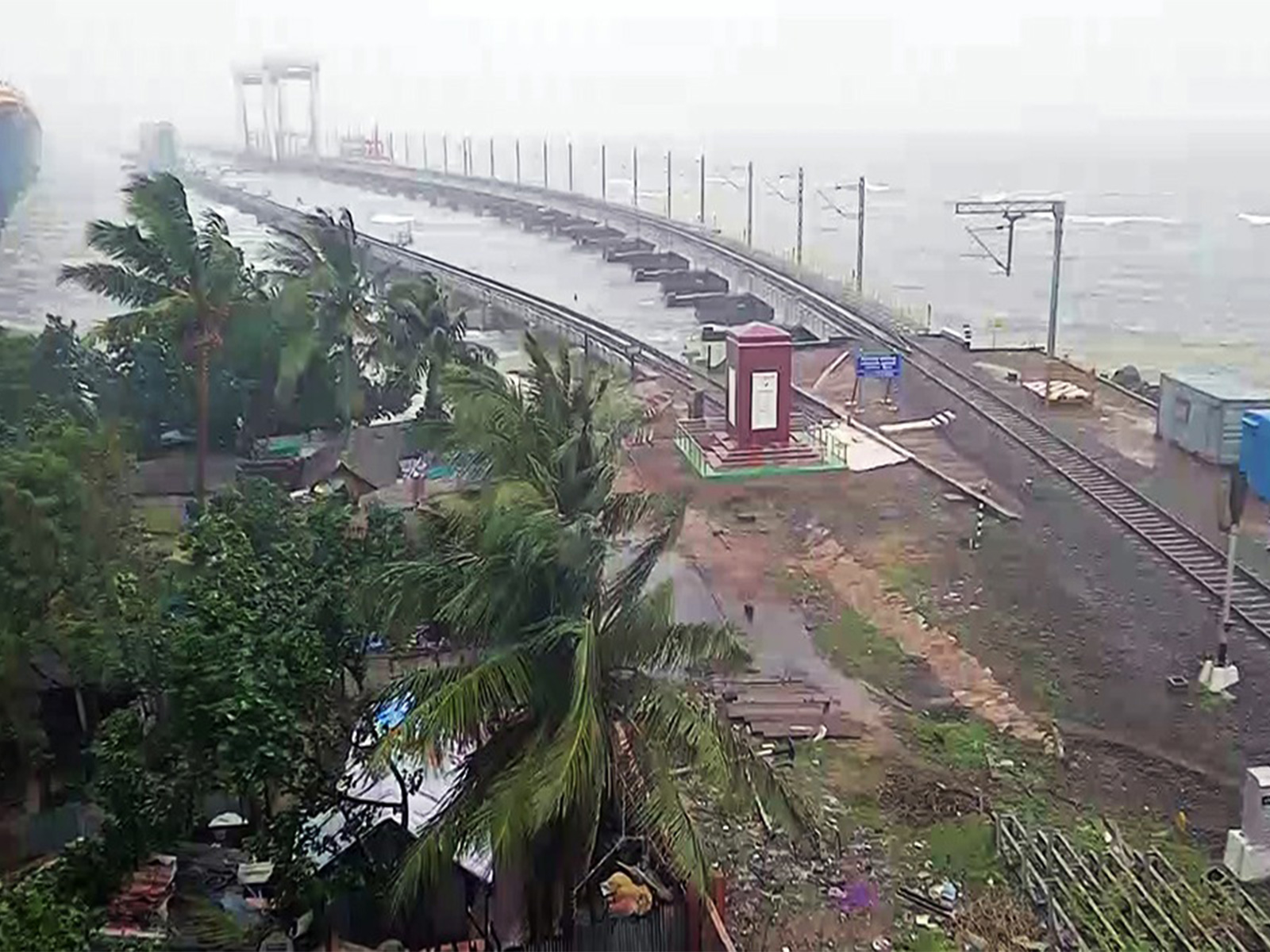 Cyclone Ditwah triggers strong winds and high tides in Rameswaram (File Photo/ANI) Cyclone Ditwah triggers strong winds and high tides in Rameswaram (File Photo/ANI)