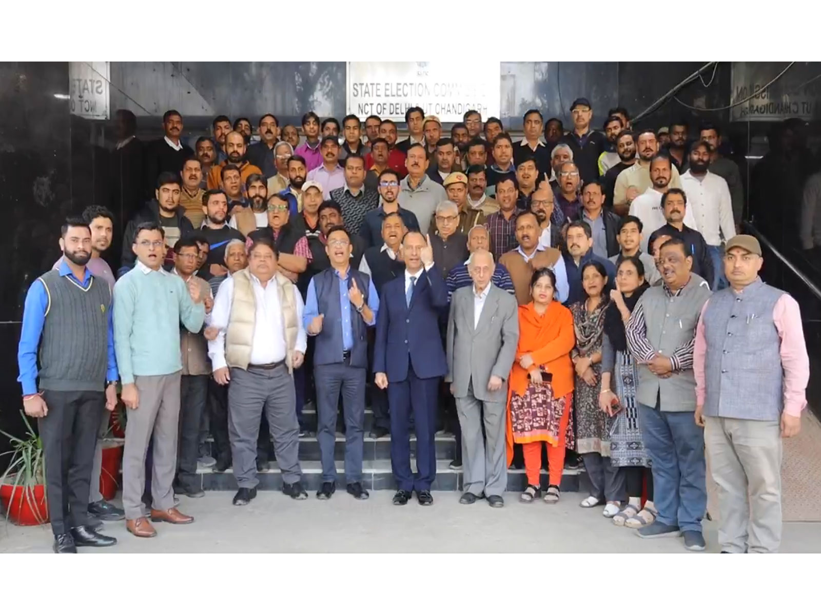 EC Delhi officials urge people to exercise their franchise on November 30. (Photo/EC) EC Delhi officials urge people to exercise their franchise on November 30. (Photo/EC)