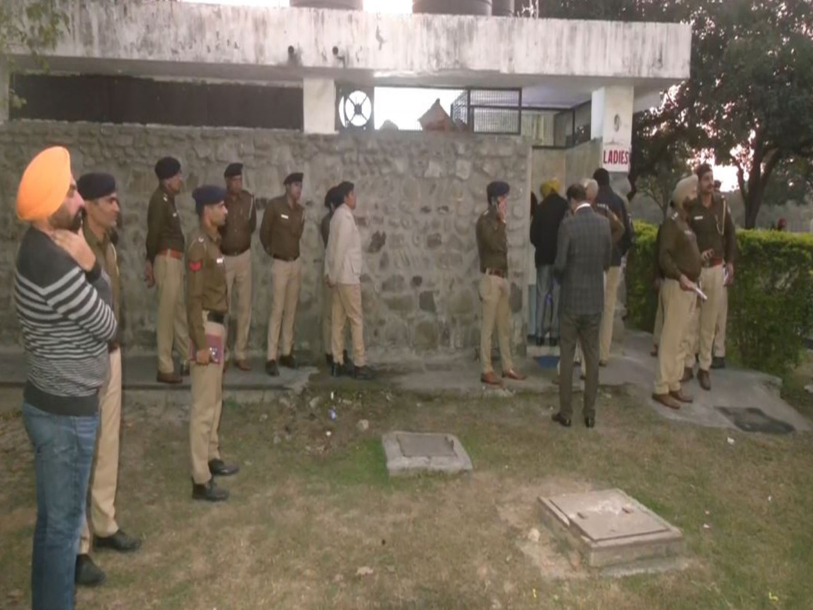 Police and forensic teams at a scene in Chandigarh where a woman was found dead (Photo/ANI) Police and forensic teams at a scene in Chandigarh where a woman was found dead (Photo/ANI)
