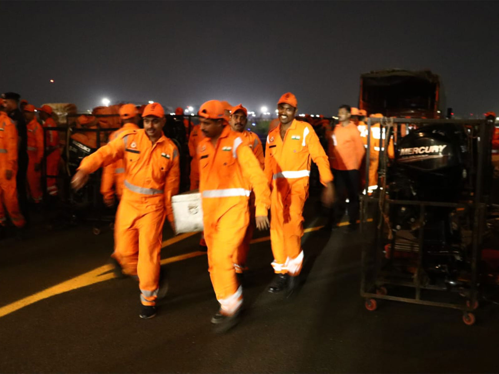 Five 6th Battalion NDRF teams airlifted from Vadodara to Chennai as Cyclone Ditwah intensifies (Photo/NDRF)