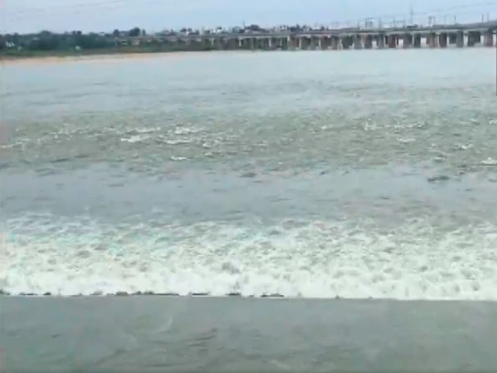 Visuals from Somasila reservoir in Nellore. (Photo/ANI) Visuals from Somasila reservoir in Nellore. (Photo/ANI)