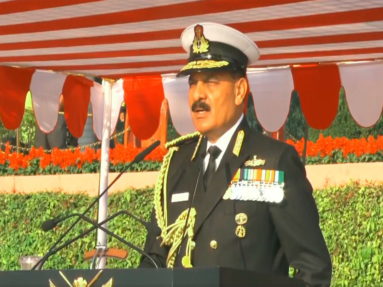 Chief of Naval Staff, Admiral DK Tripathi. (Photo/ANI)