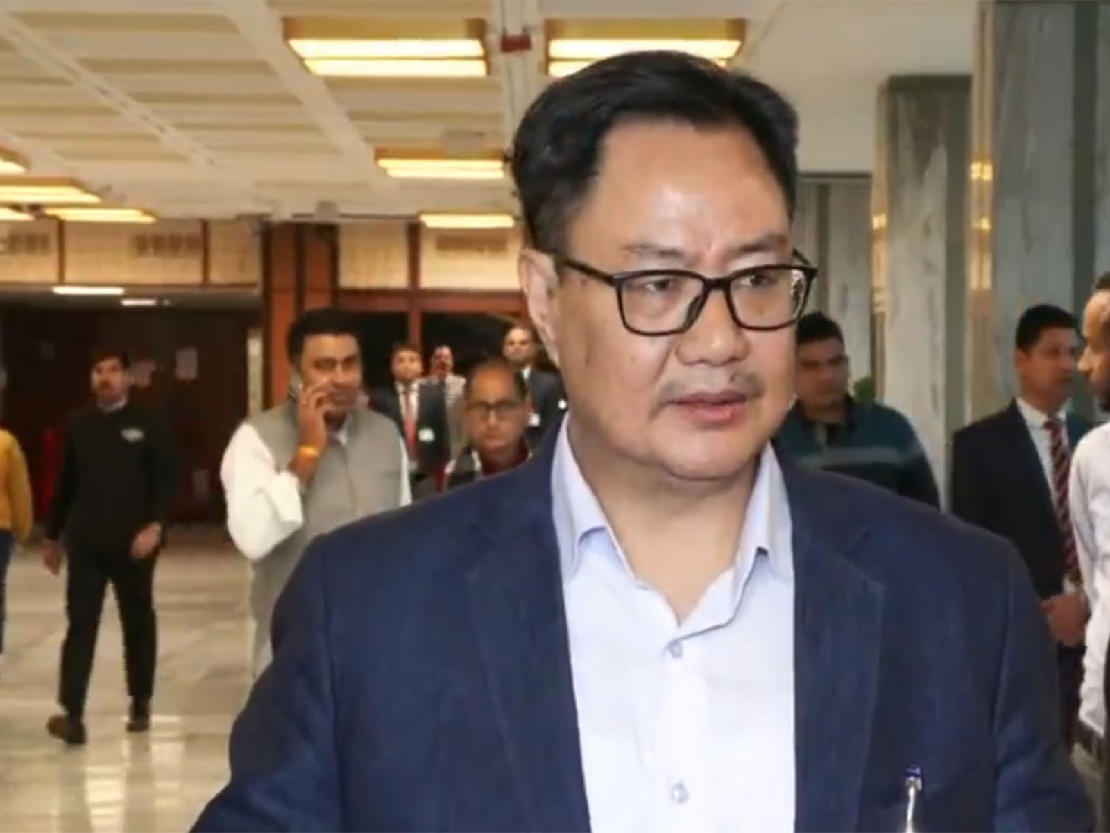 Parliamentary Affairs Minister Kiren Rijiju (Photo/ANI) Parliamentary Affairs Minister Kiren Rijiju (Photo/ANI)