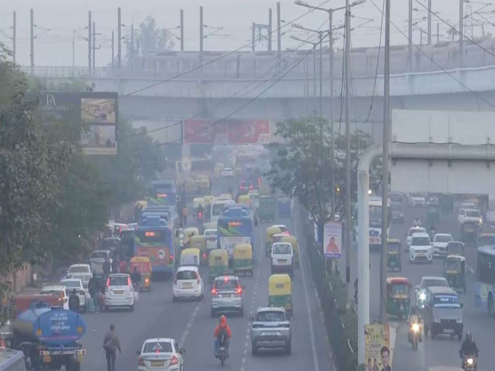 Anand Vihar, Delhi (Photo/ANI)