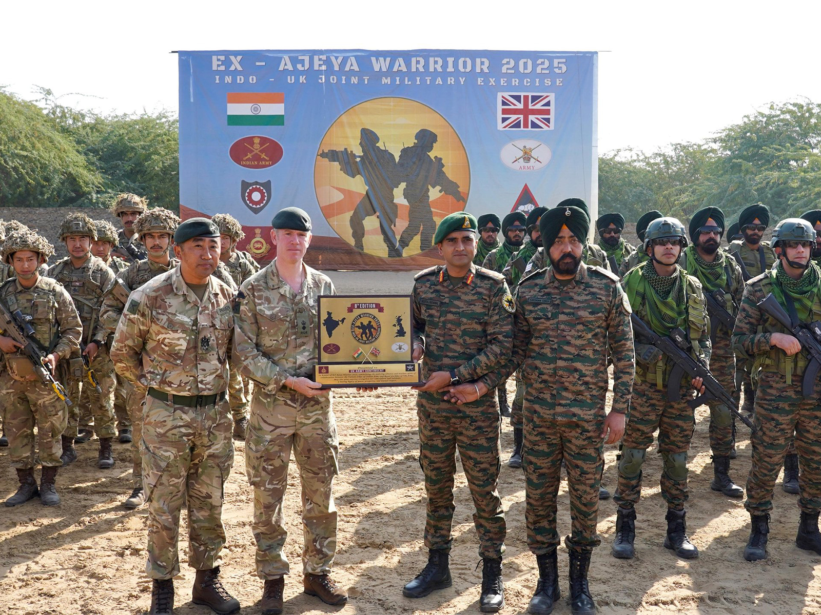 Ajeya Warrior, India–UK Joint Military Exercise (Photo: X@adgpi) Ajeya Warrior, India–UK Joint Military Exercise (Photo: X@adgpi)
