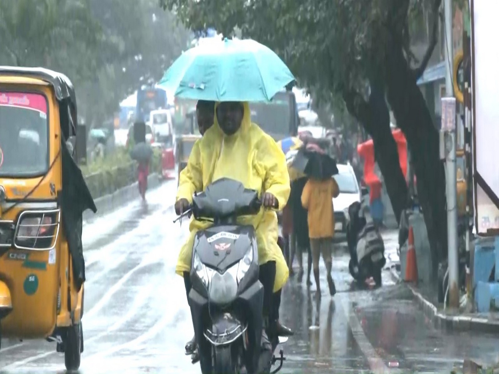 Heavy rain lashes parts of Chennai (File Photo/ANI)
