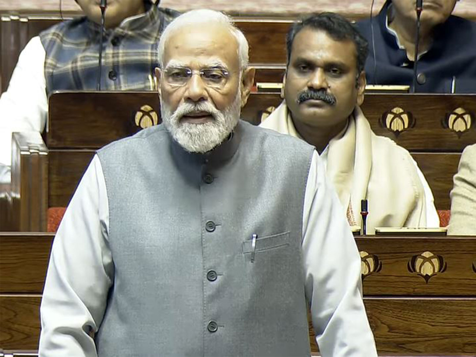 PM Narendra Modi in Rajya Sabha (Photo/Sansad TV) PM Narendra Modi in Rajya Sabha (Photo/Sansad TV)