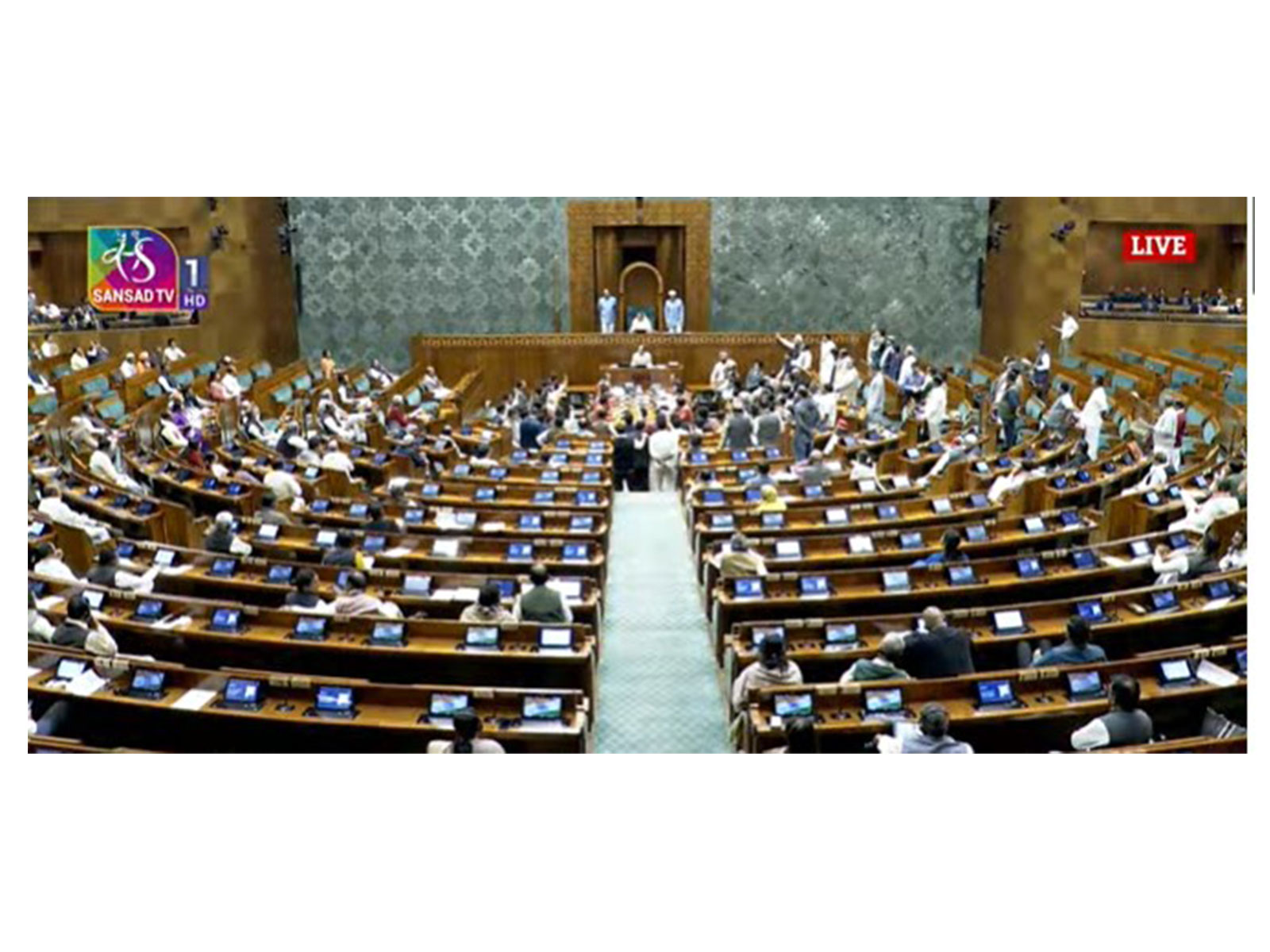 Visual of the Lok Sabha (Photo/Sansad TV) Visual of the Lok Sabha (Photo/Sansad TV)