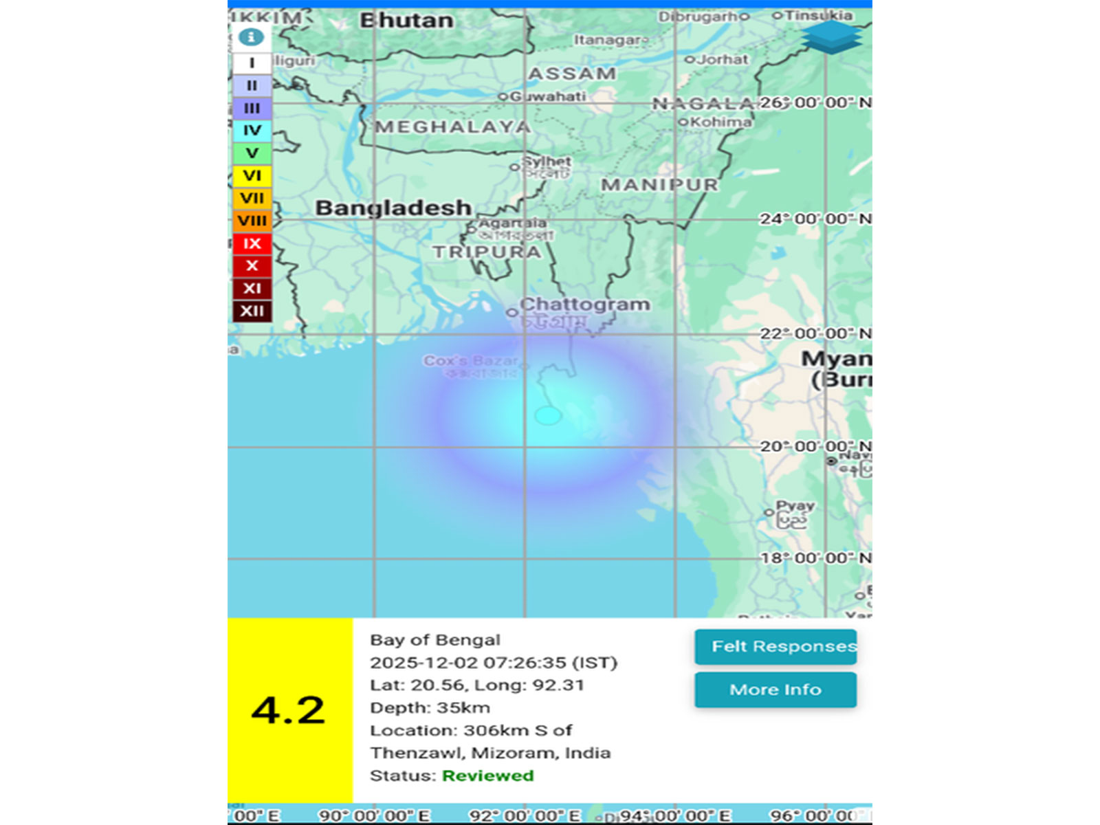 Image shared by National Centre of Seismology (Photo/X/@NCS_Earthquake) Image shared by National Centre of Seismology (Photo/X/@NCS_Earthquake)