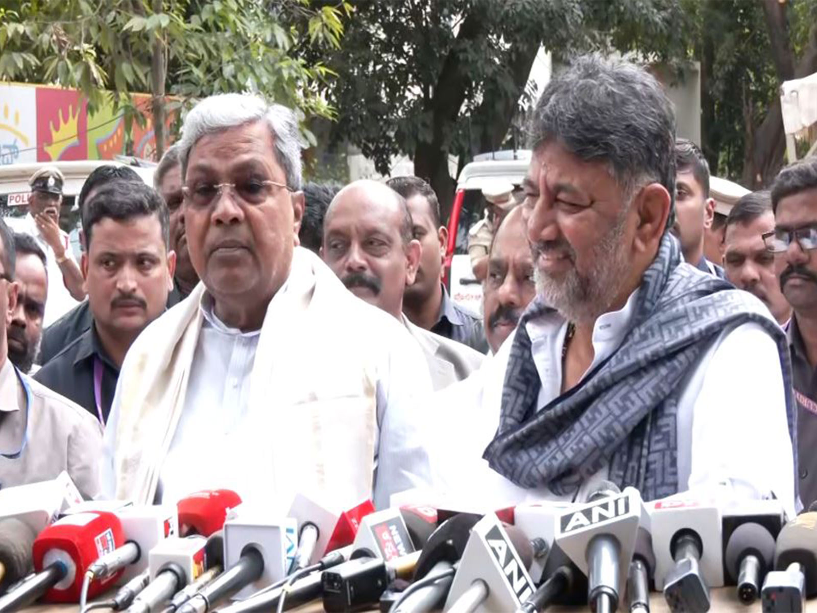 Karnataka CM Siddaramaiah with Deputy CM DK Shivakumar (Photo/ANI) Karnataka CM Siddaramaiah with Deputy CM DK Shivakumar (Photo/ANI)