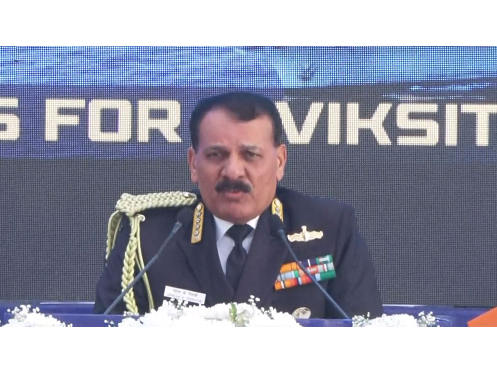 Chief Of Naval Staff Admiral Dinesh Tripathi (Photo/ANI) Chief Of Naval Staff Admiral Dinesh Tripathi (Photo/ANI)
