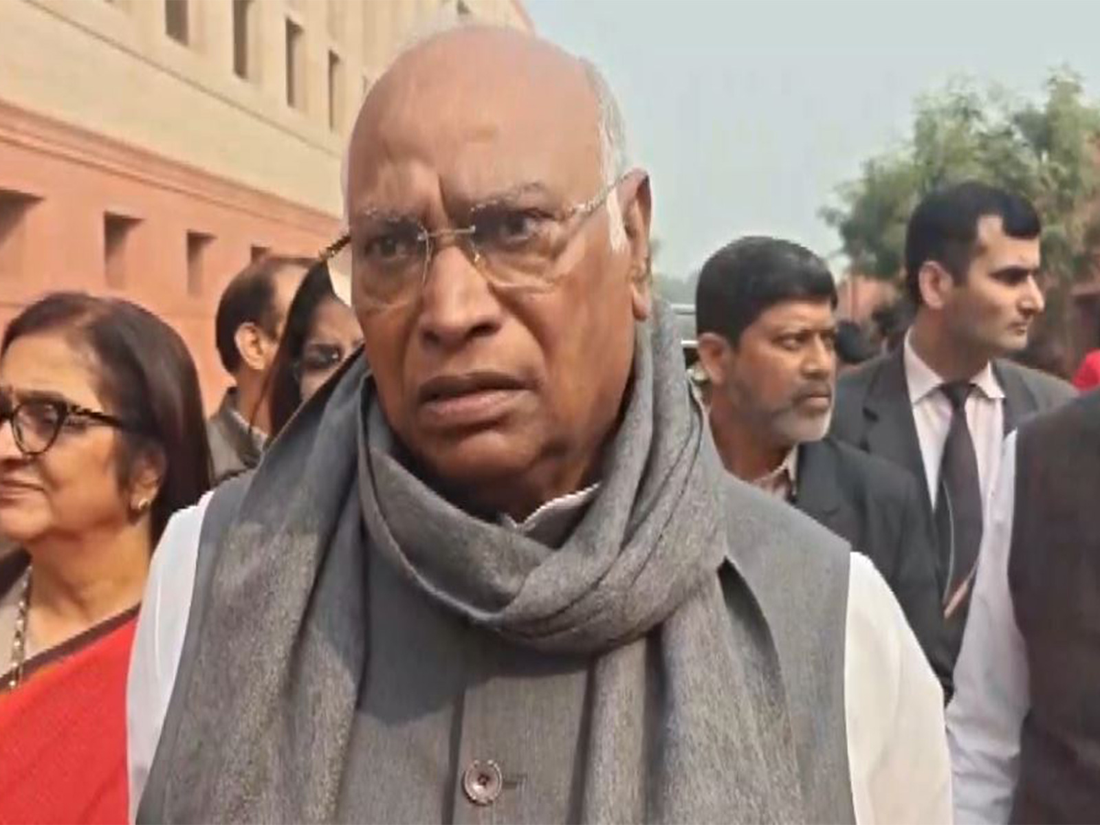 Rajya Sabha LoP Mallikarjun Kharge (Photo/ANI)