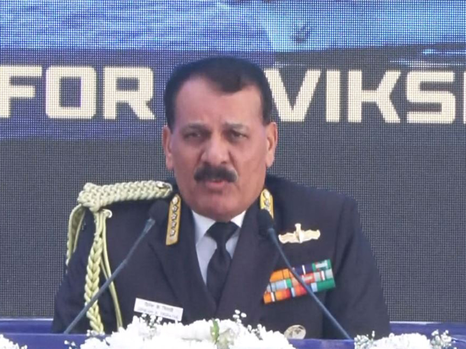 Chief of Naval Staff Admiral Dinesh Tripathi (Photo/ANI) Chief of Naval Staff Admiral Dinesh Tripathi (Photo/ANI)