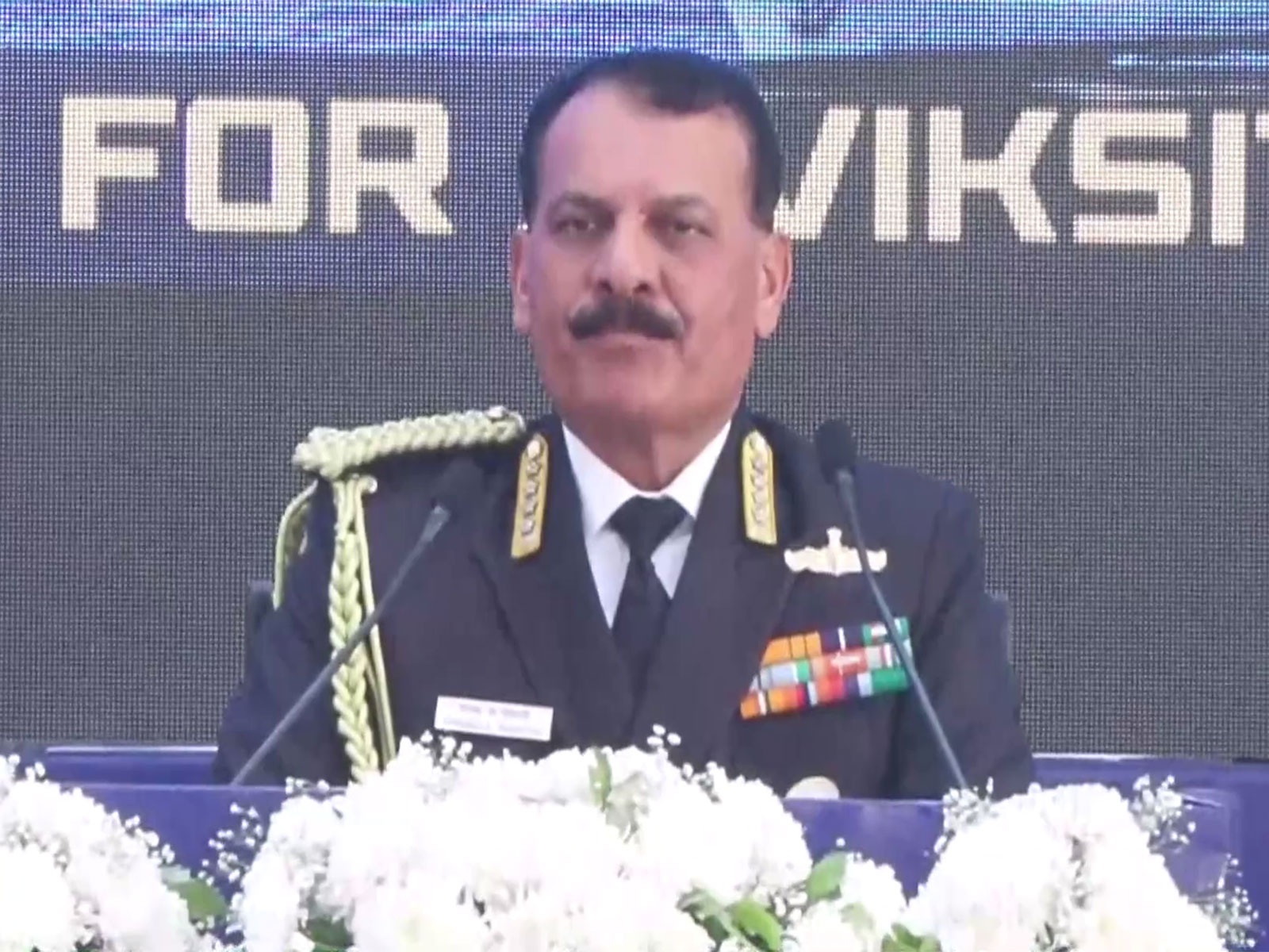 Chief of Naval Staff Admiral Dinesh K Tripathi (Photo/ANI)