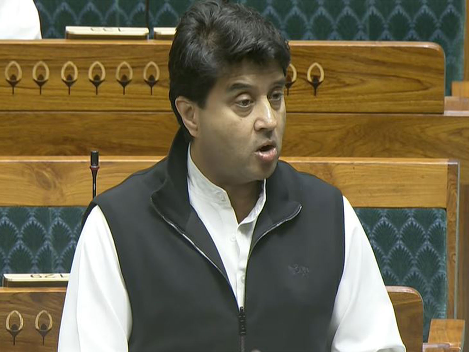 Union Minister Jyotiraditya Scindia (Photo/Sansad TV) Union Minister Jyotiraditya Scindia (Photo/Sansad TV)