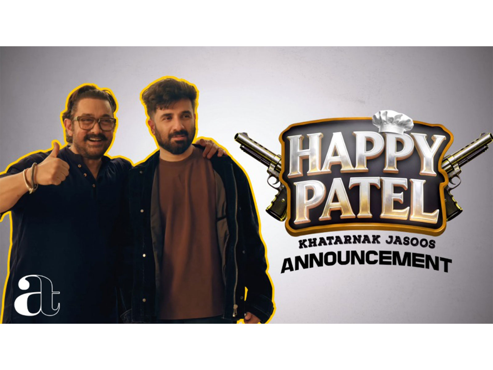 Happy Patel announcement poster (Photo/Aamir Khan's team) Happy Patel announcement poster (Photo/Aamir Khan's team)