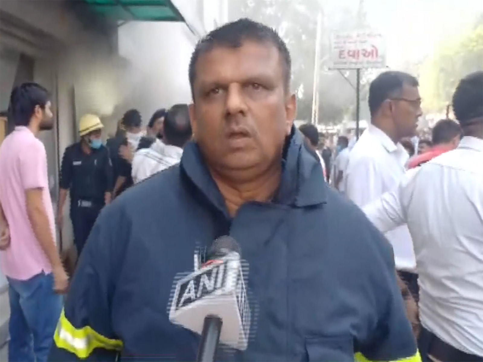 Fire Officer Pradyumansingh Jadeja (Photo/ANI)