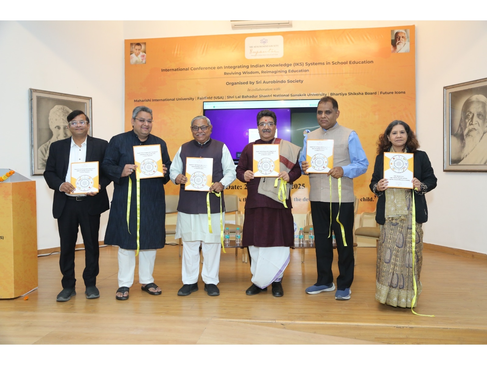 Launch of IKS charter by Sri Aurobindo Society Launch of IKS charter by Sri Aurobindo Society