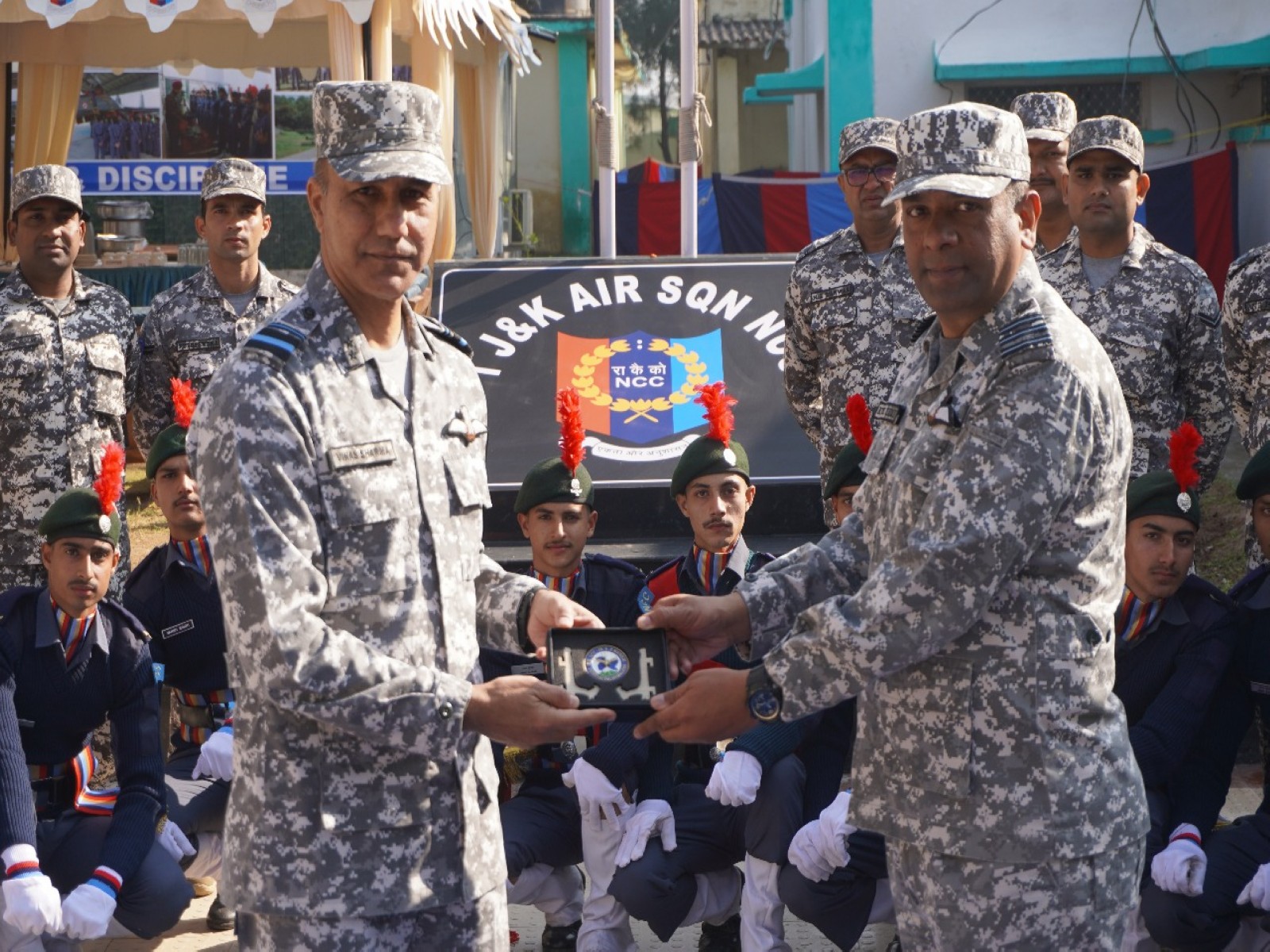 Visual from 1 Jammu & Kashmir Air Squadron NCC at Udhampur (Photo/ANI) Visual from 1 Jammu & Kashmir Air Squadron NCC at Udhampur (Photo/ANI)