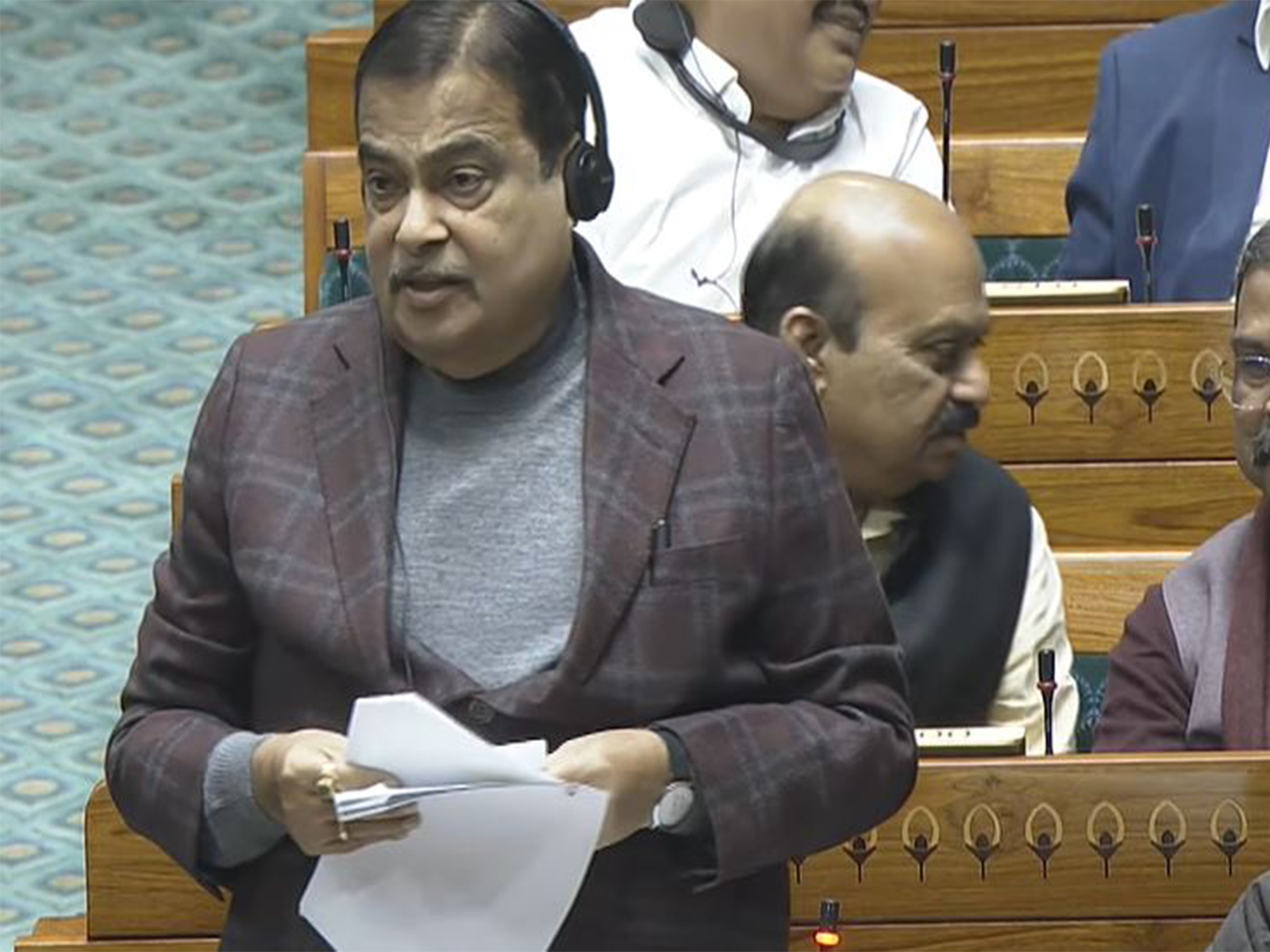 Union Minister Nitin Gadkari (Photo/Sansad TV) Union Minister Nitin Gadkari (Photo/Sansad TV)