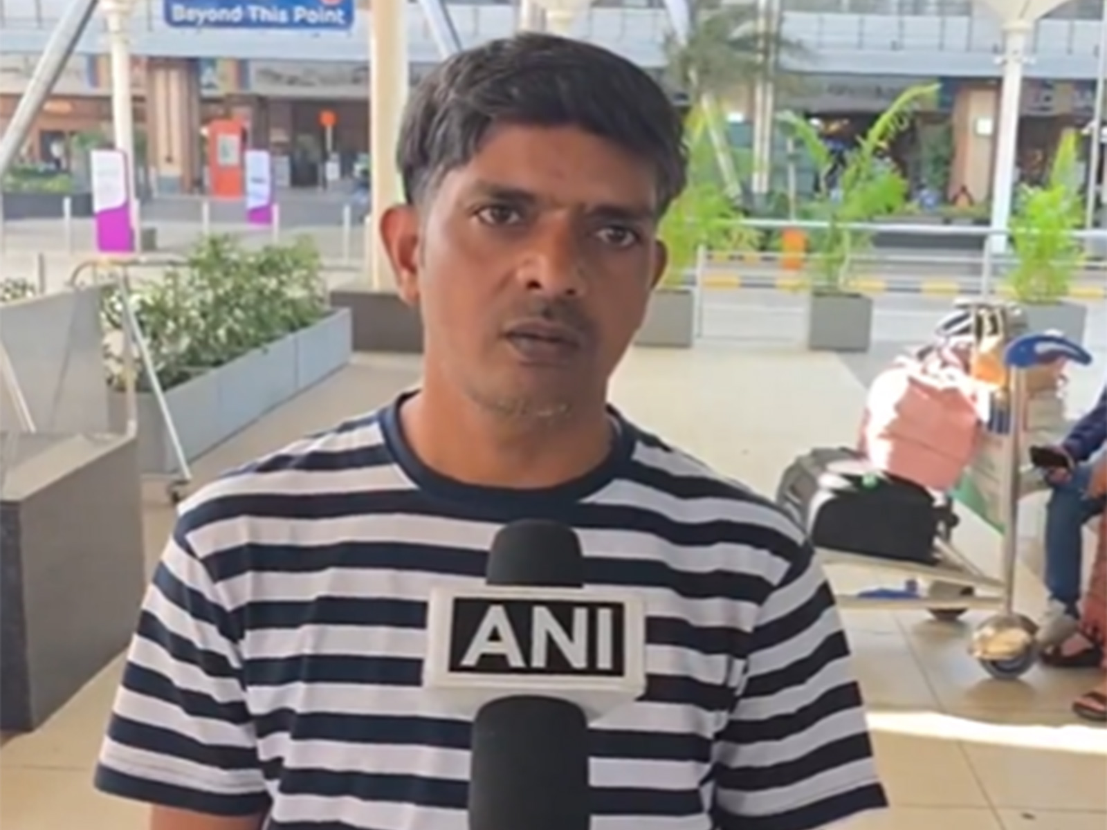 A passanger from Ahemdabad shares his ordeal (Photo/ANI) A passanger from Ahemdabad shares his ordeal (Photo/ANI)