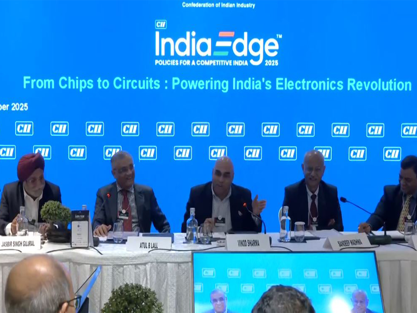 Industry leaders at the event called ‘From Chips to Circuits: Powering India’s Electronics Revolution’ (Photo/ANI) Industry leaders at the event called ‘From Chips to Circuits: Powering India’s Electronics Revolution’ (Photo/ANI)