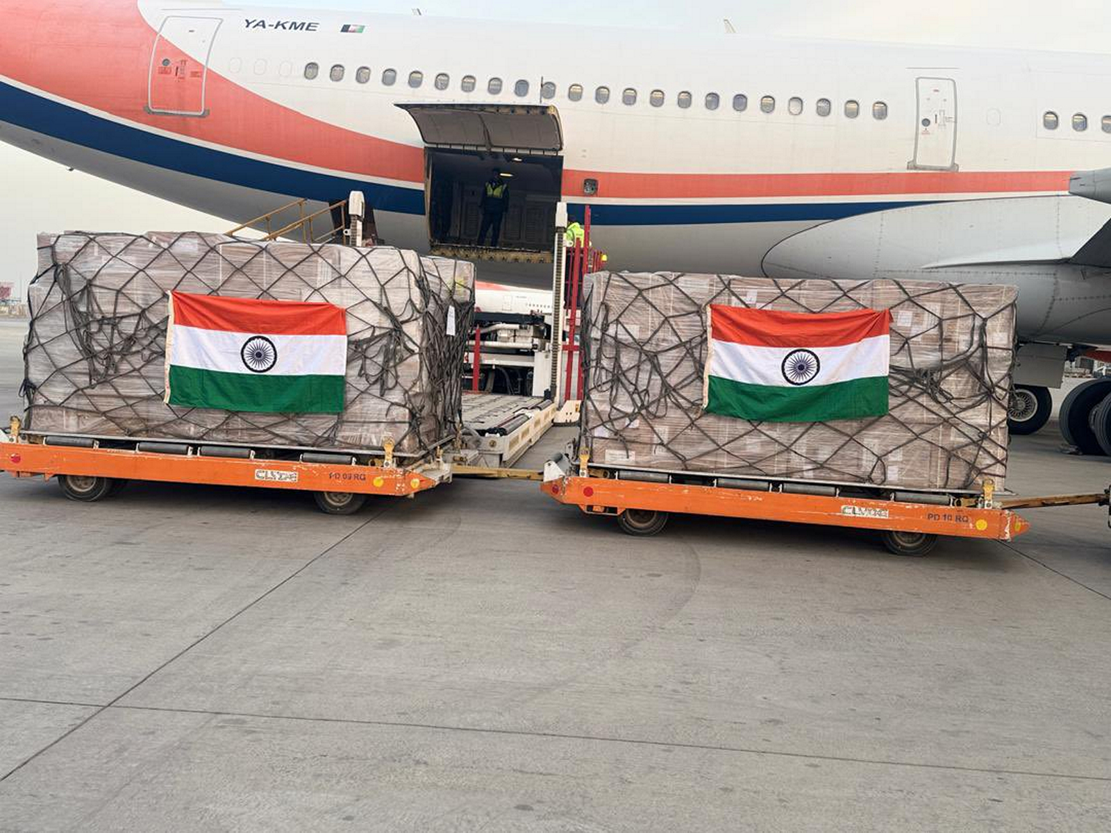 India delivers 63,734 doses of Influenza and Meningitis vaccines to Afghanistan (Photo/X@MEAIndia) India delivers 63,734 doses of Influenza and Meningitis vaccines to Afghanistan (Photo/X@MEAIndia)