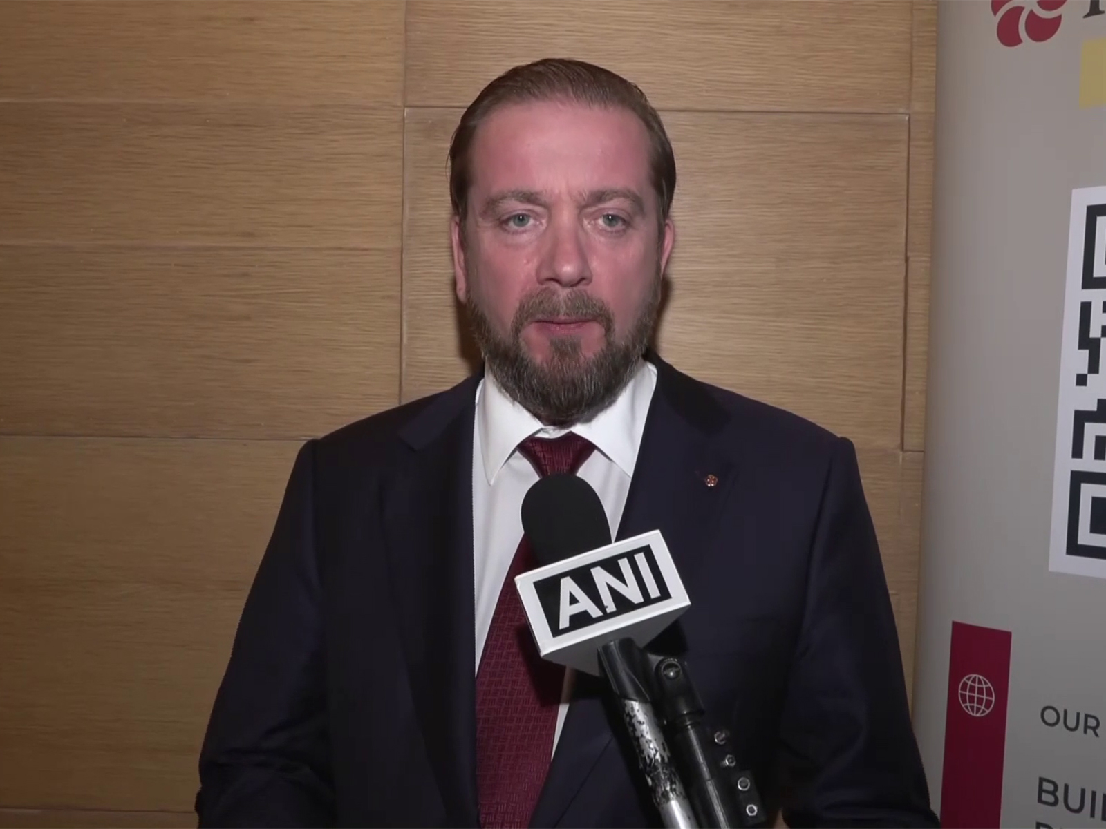 EO and Chairman of the Board of the Roscongress Foundation, which organises the India–Russia Business Forum, Alexander Stuglev (Photo/ANI)