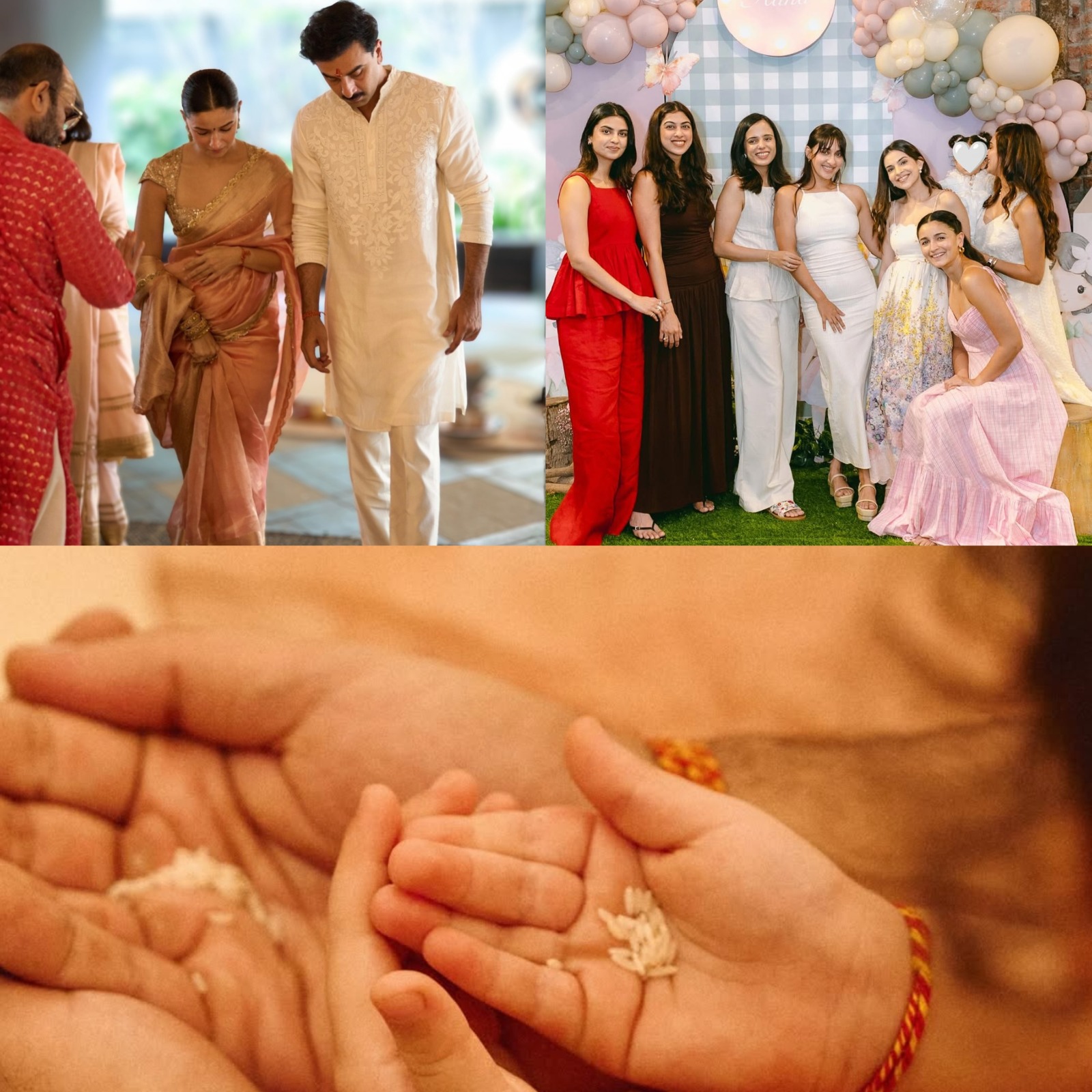 Ranbir Kapoor, Alia Bhatt and Raha's Birthday celebration (Photo: Instagram/@aliaabhatt)