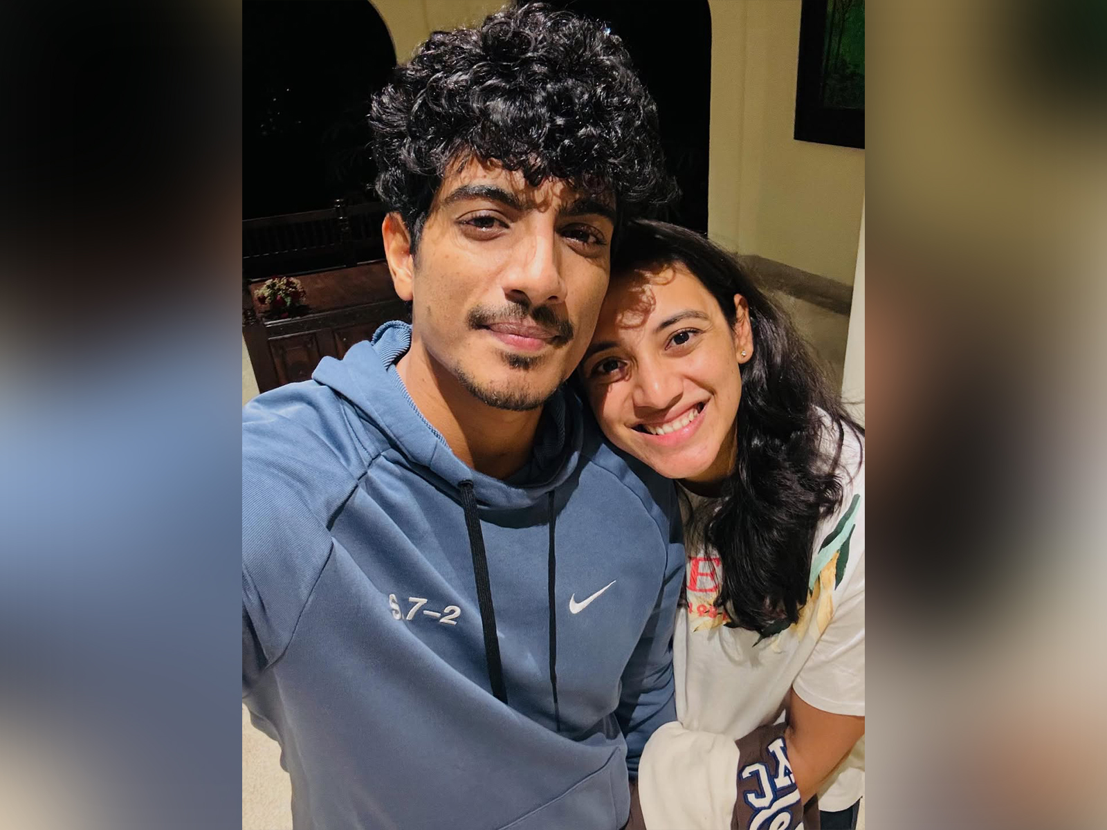 Smriti Mandhana, Palash Muchhal (Photo/instagram/@smriti_mandhana) Smriti Mandhana, Palash Muchhal (Photo/instagram/@smriti_mandhana)