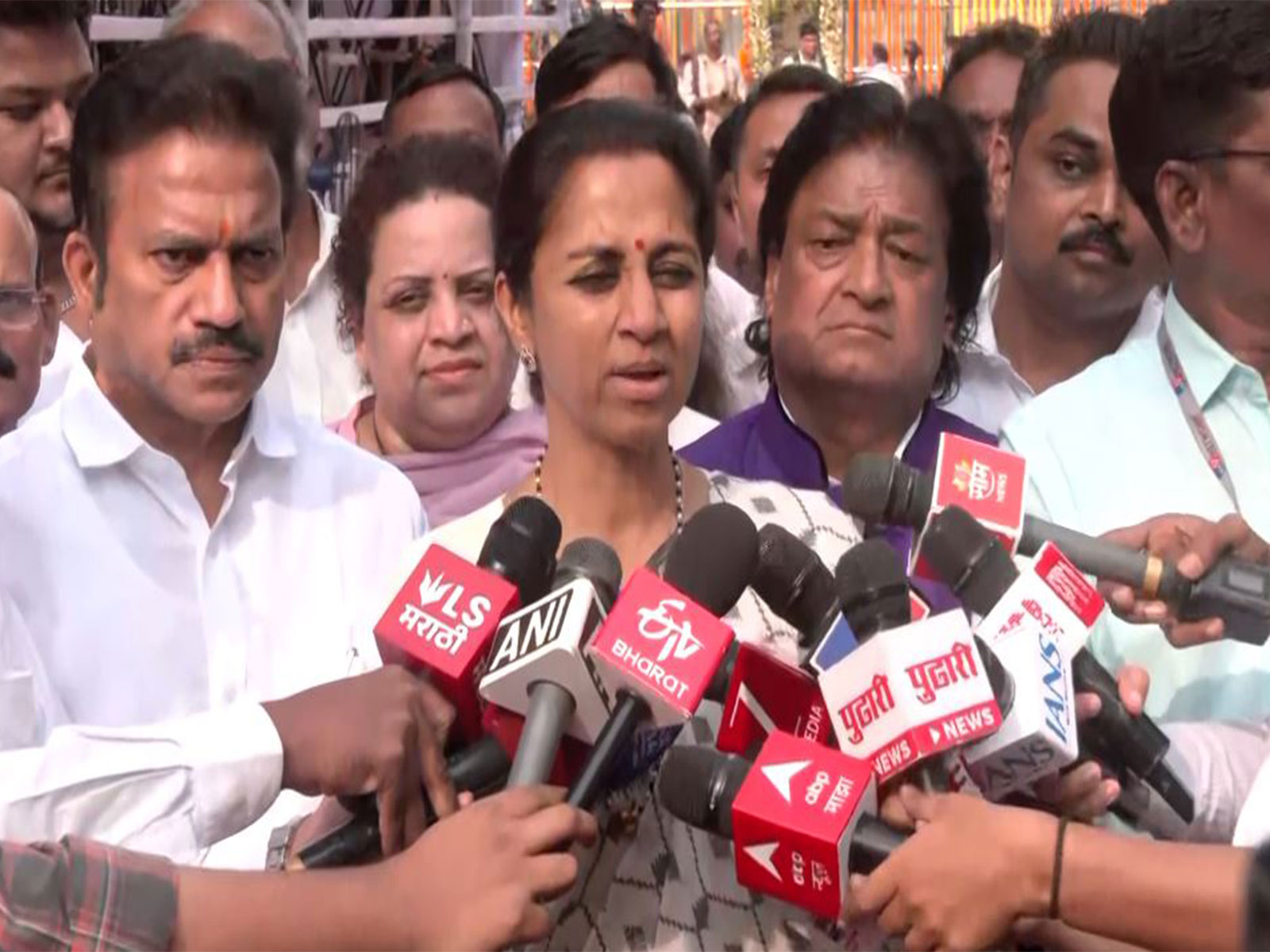 NCP-SCP MP Supriya Sule  (Photo/ANI)