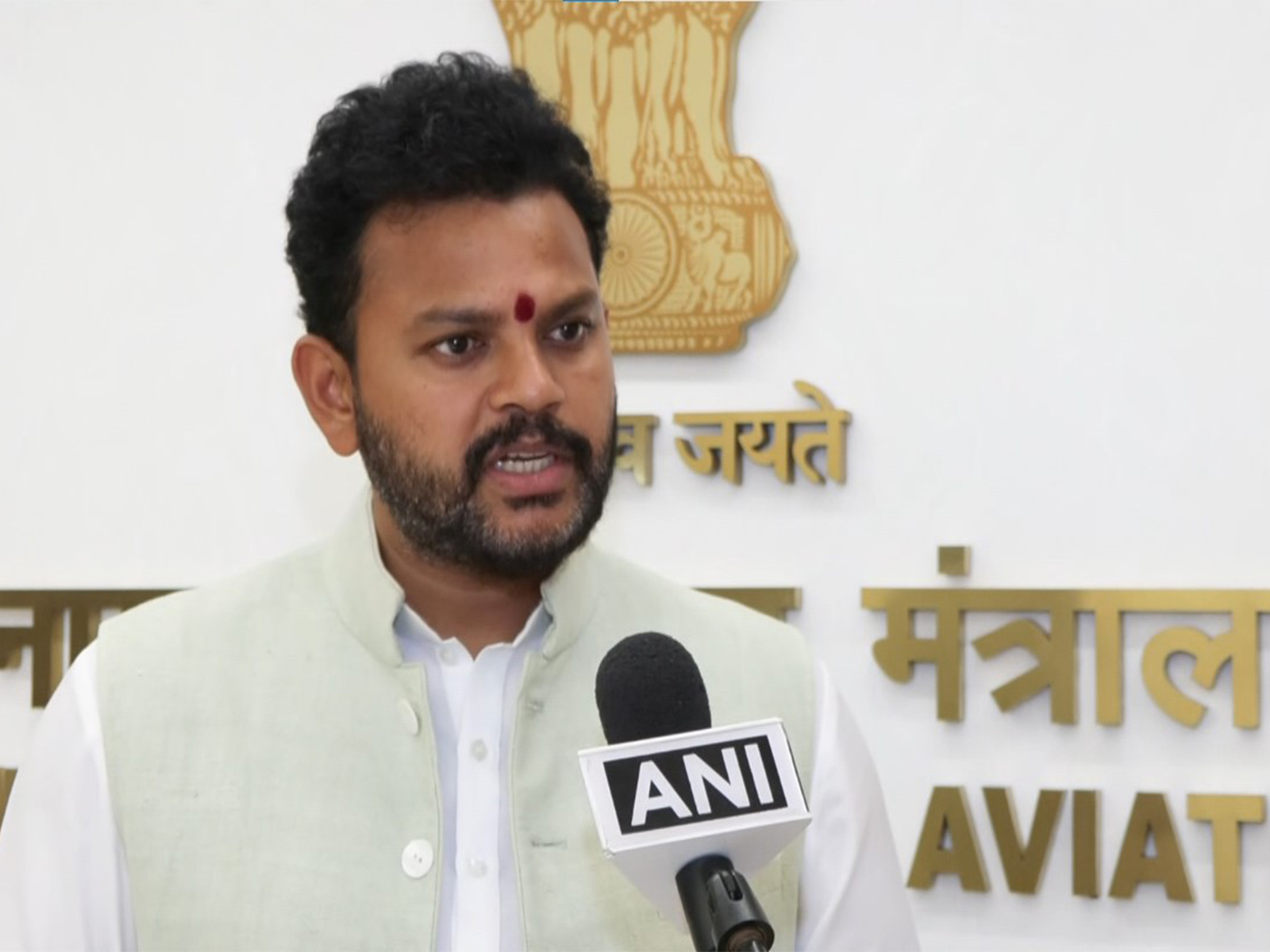 Civil Aviation Minister Ram Mohan Naidu Kinjarapu (Photo/ANI) Civil Aviation Minister Ram Mohan Naidu Kinjarapu (Photo/ANI)