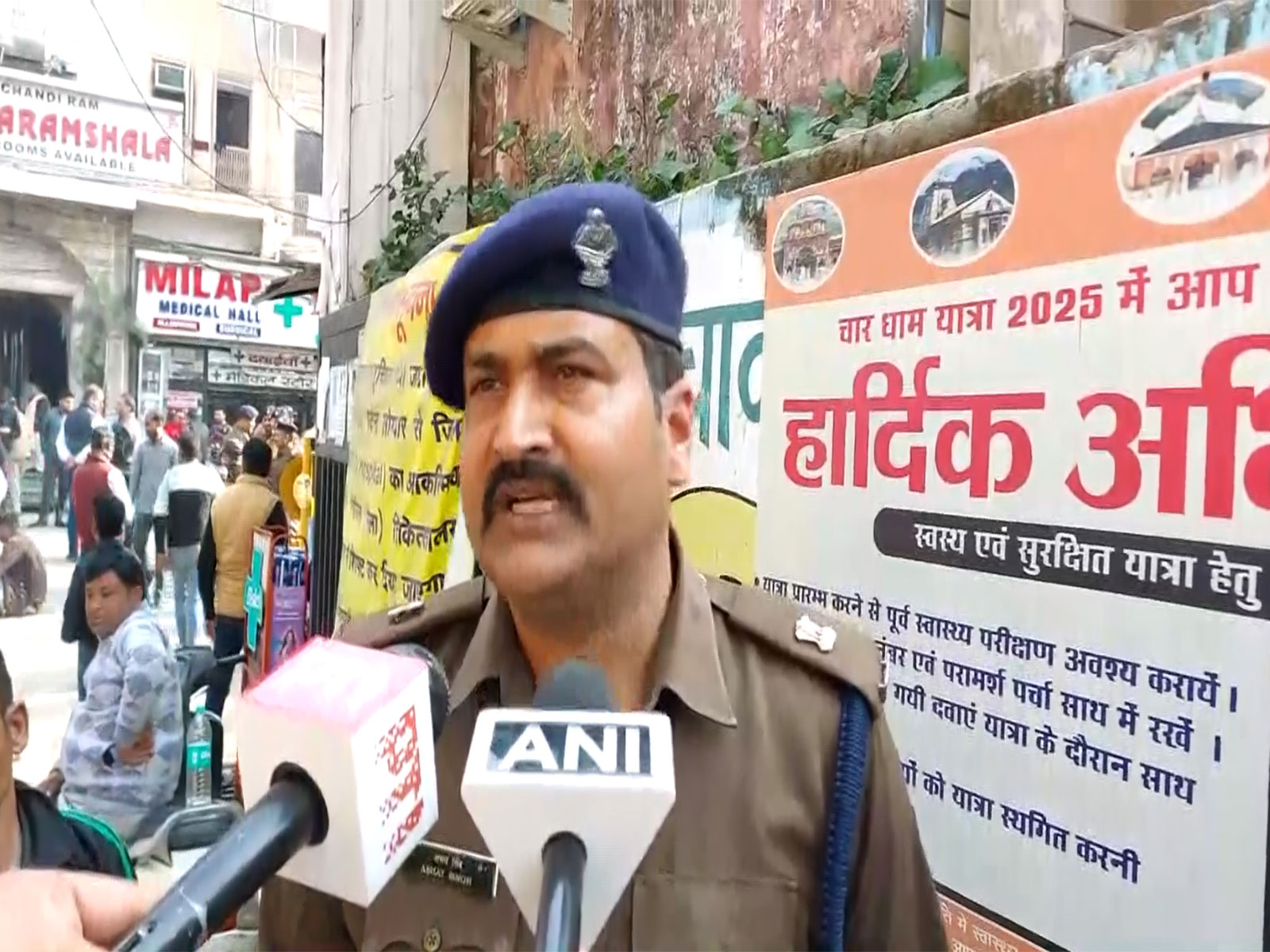 SP City Abhay Pratap Singh, Haridwar, Uttarakhand (Photo/ANI)
