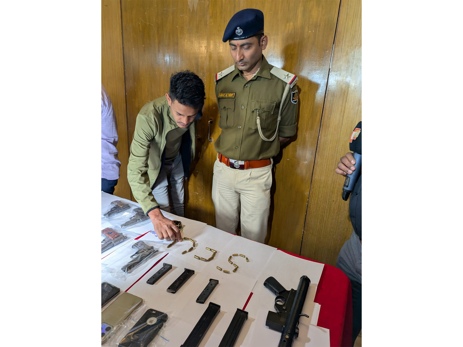 Seized Firearms, Bhubaneshwar (Photo/ANI) Seized Firearms, Bhubaneshwar (Photo/ANI)