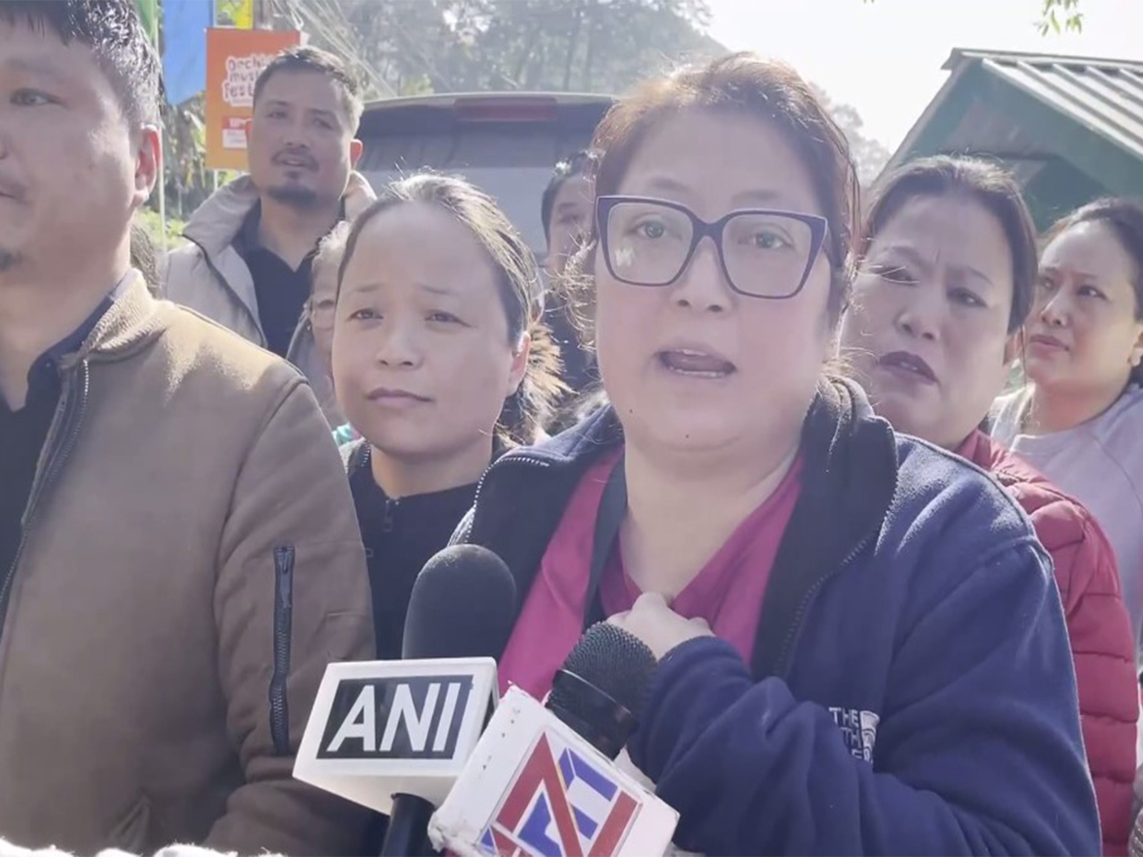 Family demands justice after fatal hit-and-run in Gangtok (Photo/ANI) Family demands justice after fatal hit-and-run in Gangtok (Photo/ANI)