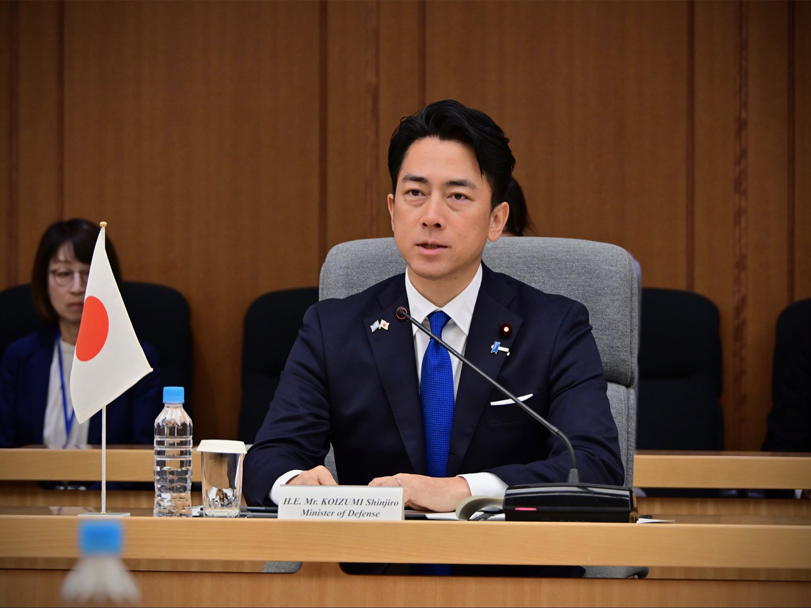 Japanese Defence Minister Shinjiro Koizumi (Photo/X/@ModJapan_en)