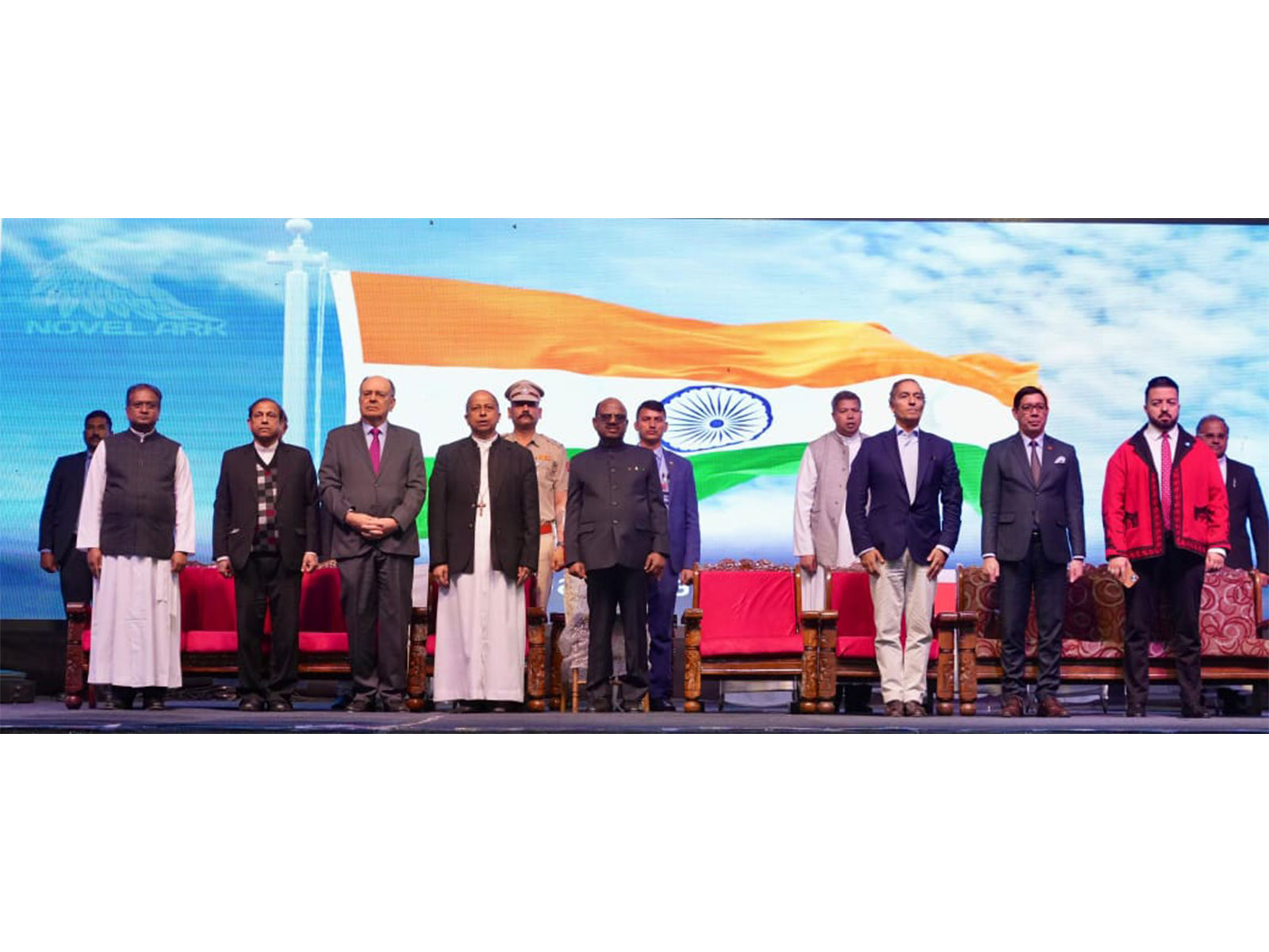 WB Governor Ananda Bose at Delhi’s 5th Kristu Mahotsav (Photos/ANI) WB Governor Ananda Bose at Delhi’s 5th Kristu Mahotsav (Photos/ANI)