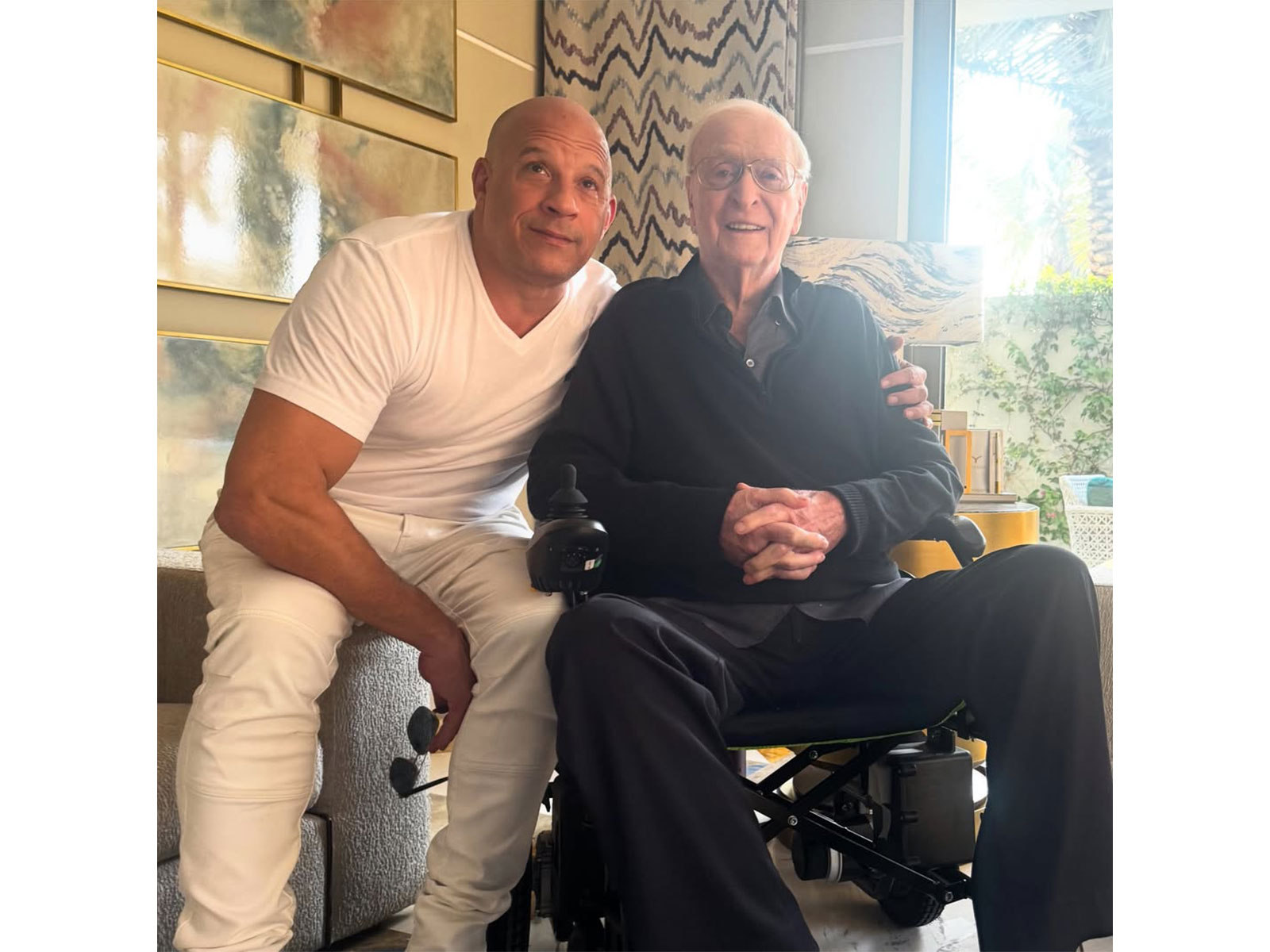 Vin Diesel, Michael Caine (Photo/Instagram@vindiesel) Vin Diesel, Michael Caine (Photo/Instagram@vindiesel)