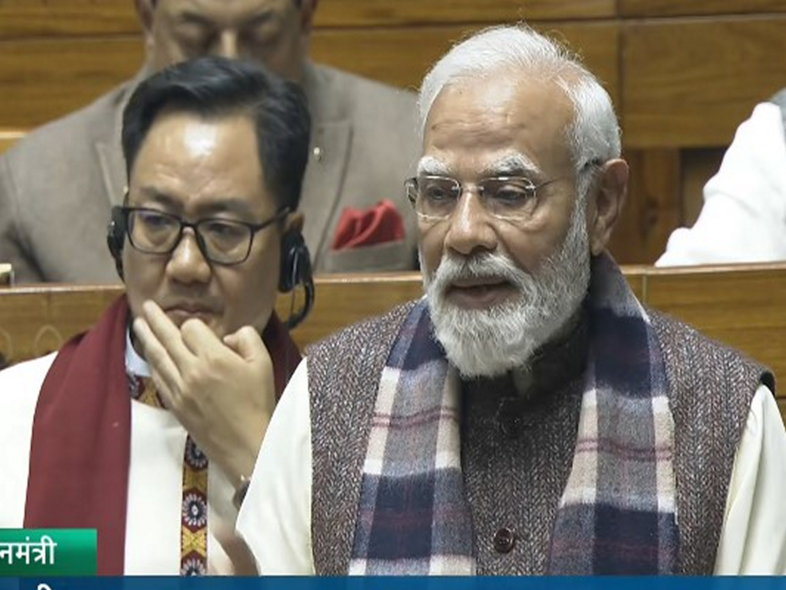 Prime Minister Narendra Modi speaks on occassion 150 years of 'Vande Mataram' in Lok Sabha (Photo/ANI) Prime Minister Narendra Modi speaks on occassion 150 years of 'Vande Mataram' in Lok Sabha (Photo/ANI)