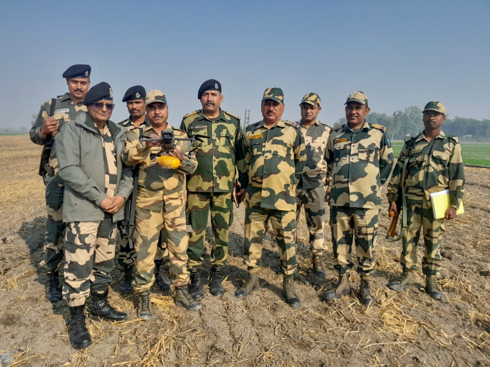 Representative image of BSF and Punjab Police(Photo/ANI)