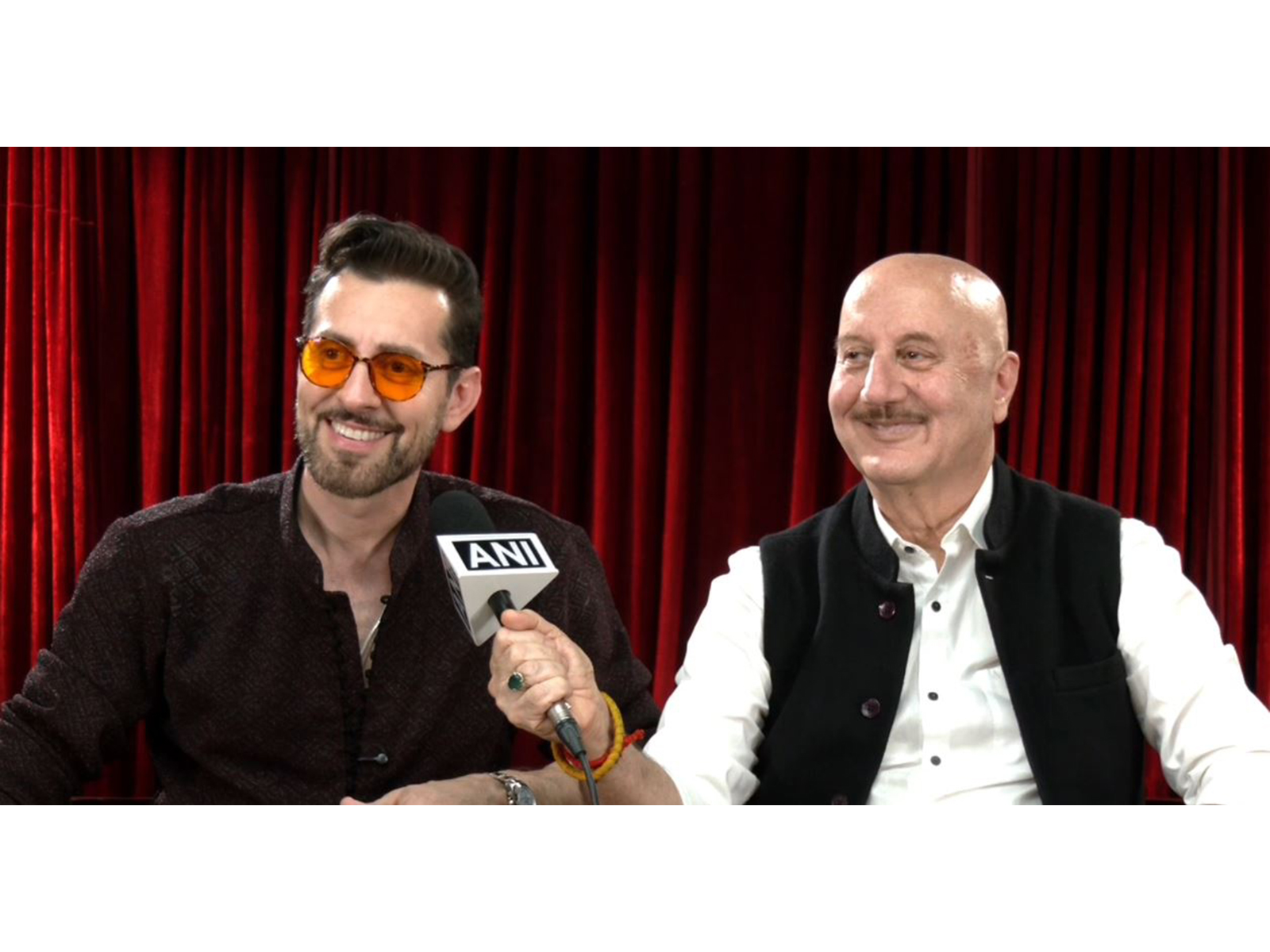 Max Amini and Anupam Kher (Photo/ANI) Max Amini and Anupam Kher (Photo/ANI)