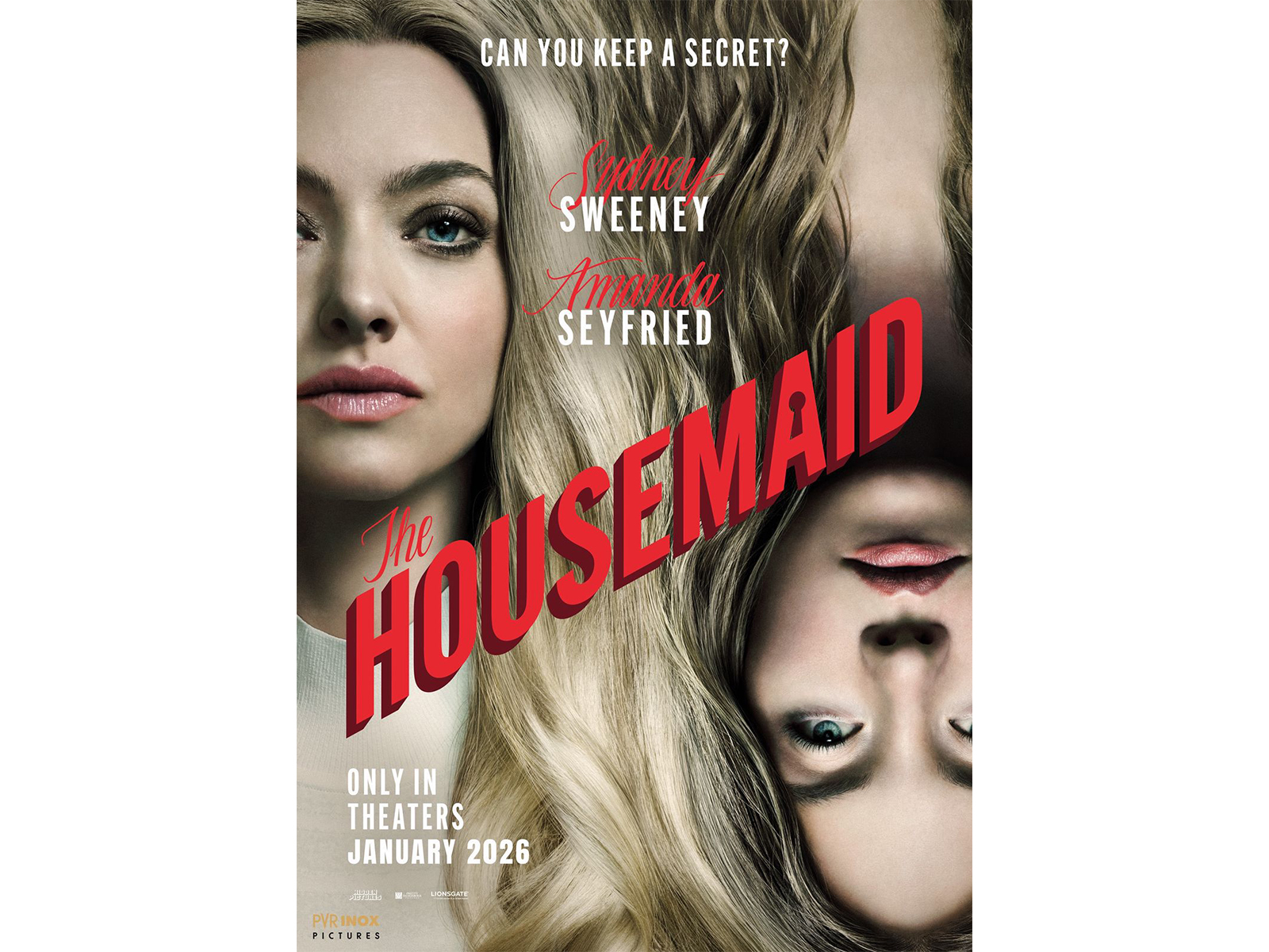 Poster of The Housemaid (Image source: PVRINOX Pictures team) Poster of The Housemaid (Image source: PVRINOX Pictures team)