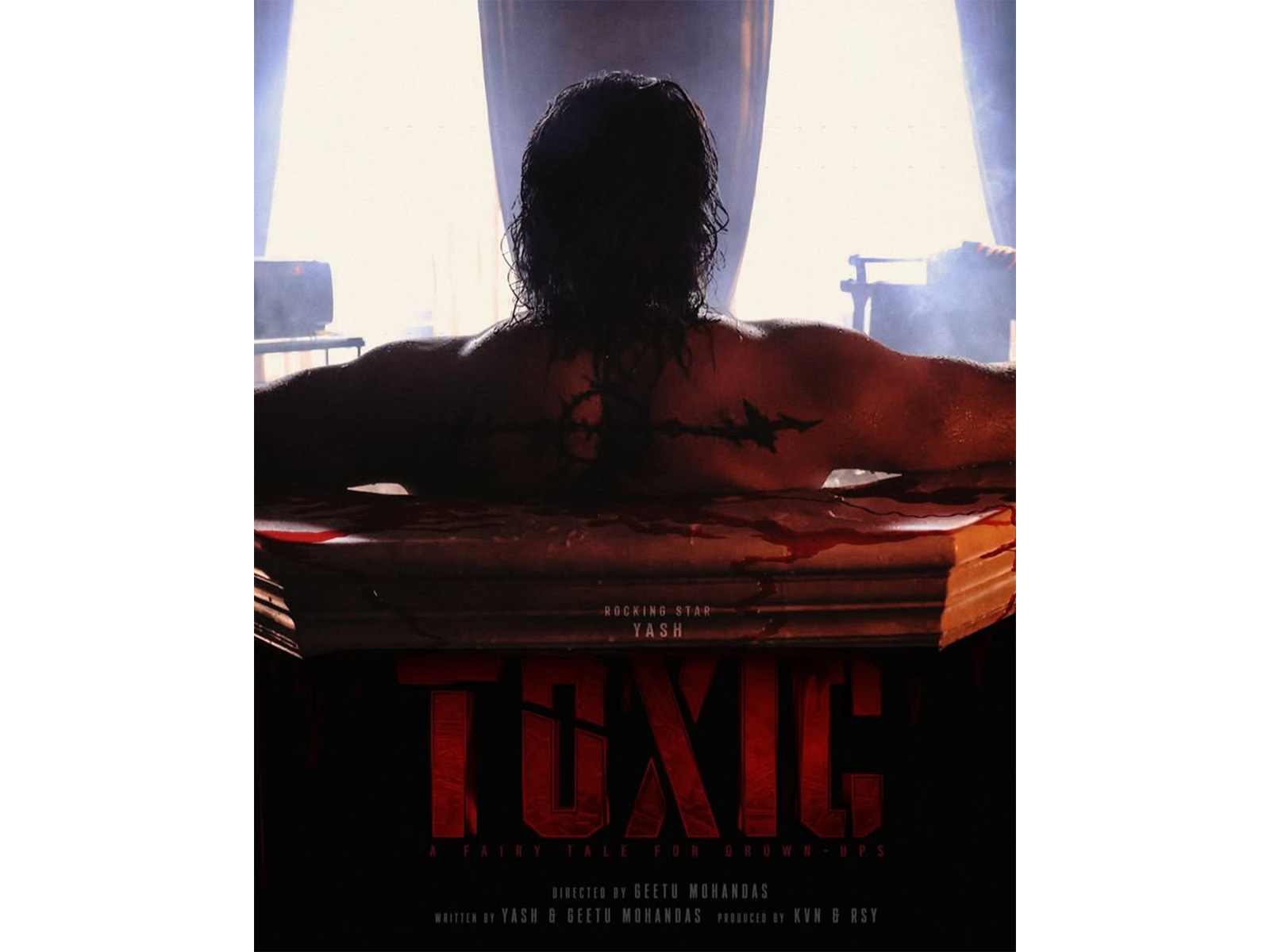 Yash in Toxic poster (Photo/Instagram@thenameisyash) Yash in Toxic poster (Photo/Instagram@thenameisyash)
