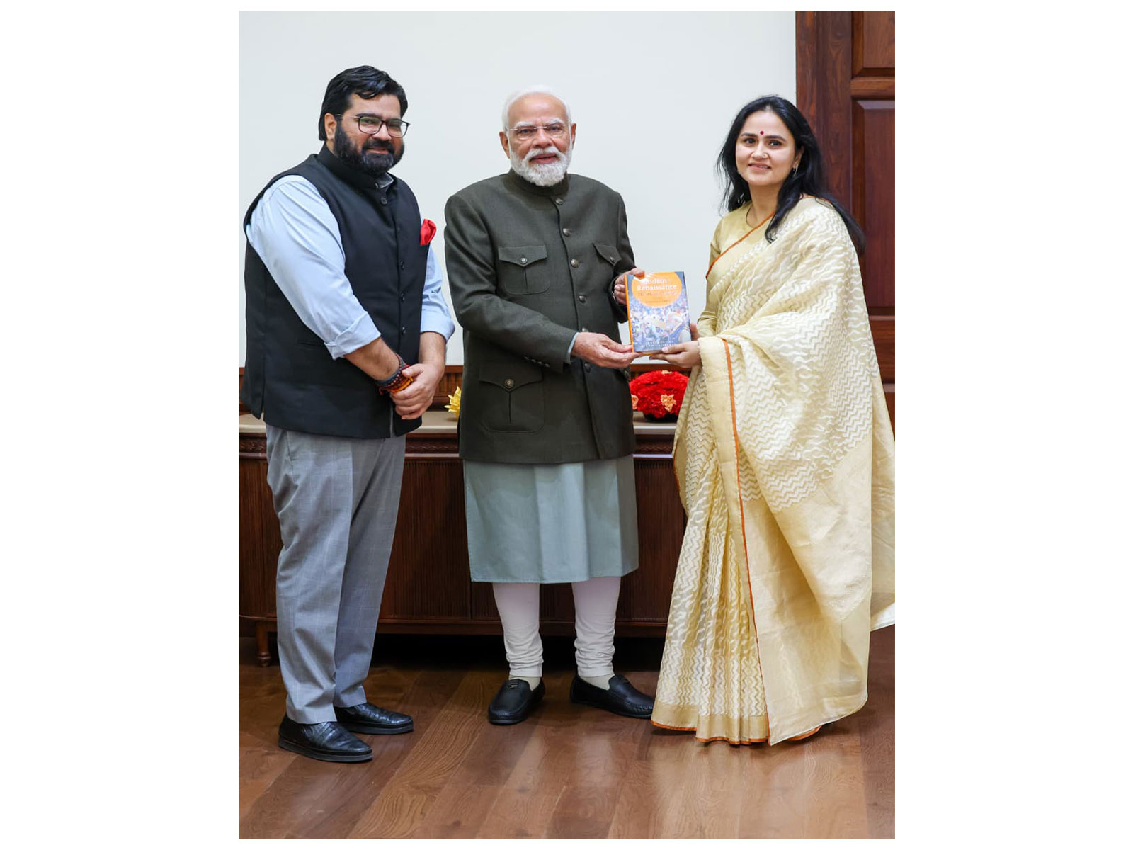 Rajya Sabha MP Kartikeya Sharma with PM Narendra Modi (Photo/Office of Kartikeya Sharma)
