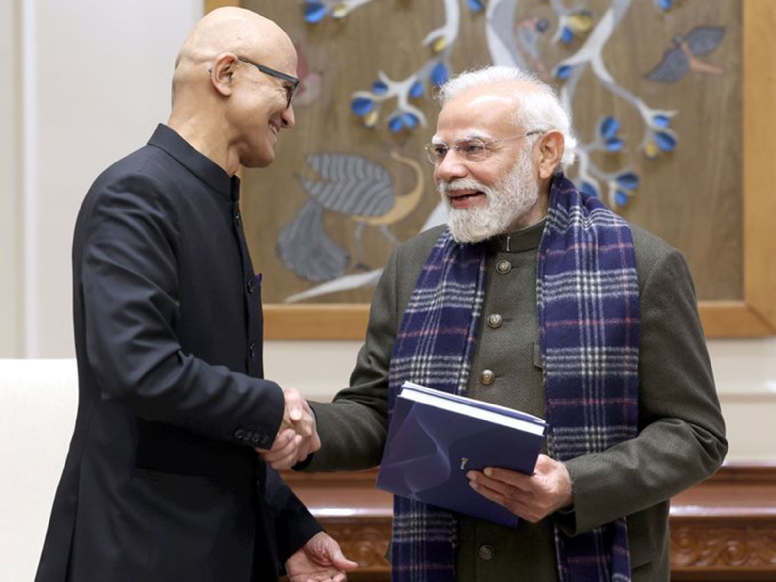 Microsoft Chairman and CEO Satya Nadella and Prime Minister Narendra Modi (Photo/X@satyanadella) Microsoft Chairman and CEO Satya Nadella and Prime Minister Narendra Modi (Photo/X@satyanadella)