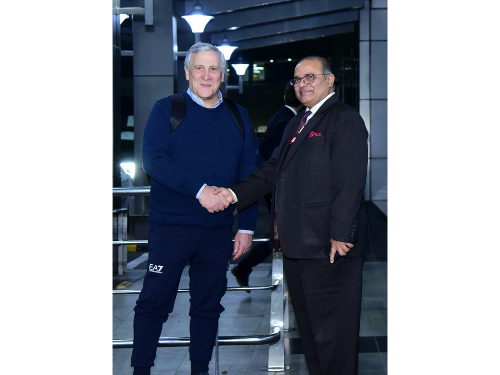 Italian Deputy Prime Minister Antonio Tajani arrives in New Delhi for his second visit to India this year. (Photo: X/@MEAIndia) Italian Deputy Prime Minister Antonio Tajani arrives in New Delhi for his second visit to India this year. (Photo: X/@MEAIndia)