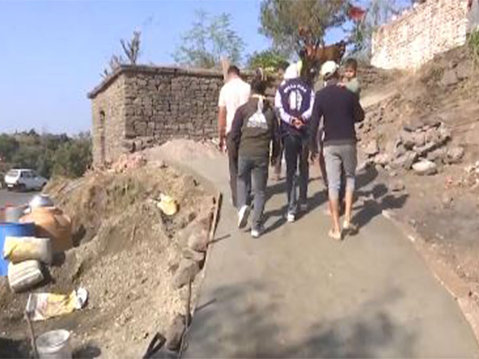 Locals rejoice at road connectivity to Rajouri’s Manjakote (Photo/ANI)